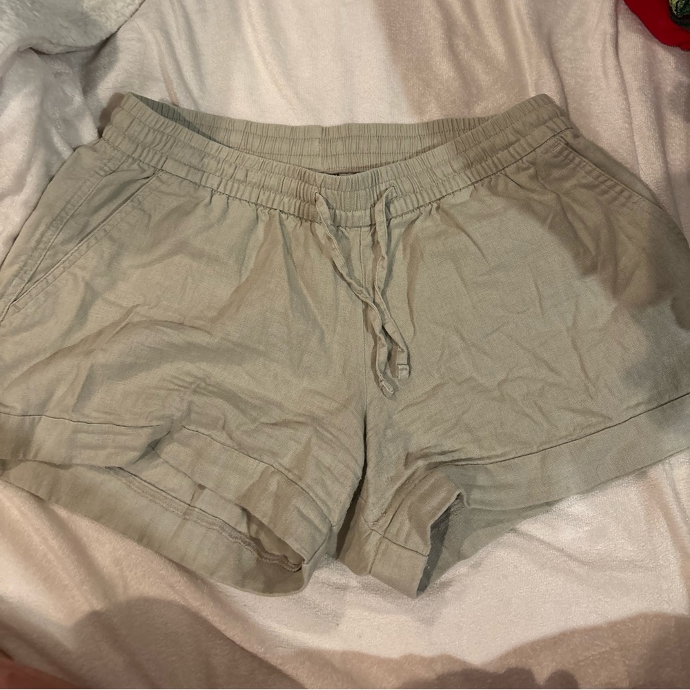 old navy linen shorts